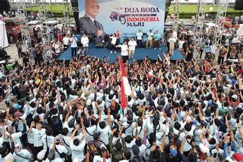 Para Ojol Jakarta ‘all In Prabowo Gibran Prabowo Terima Kasih Saya