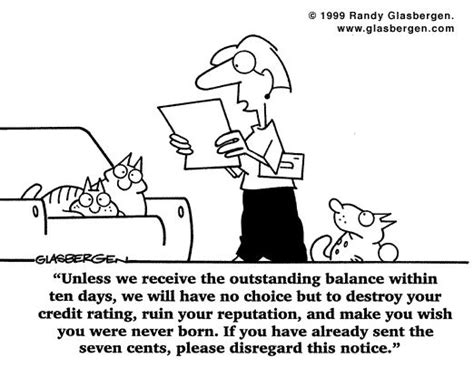 Accountant Cartoons Glasbergen Cartoon Service Debt Collector