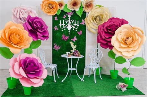 Flor De Cartolina Fácil Com Molde Ideias Para Arrasar Na Decoração