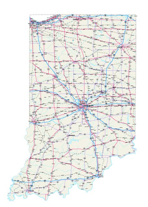 Indiana Map Of Cities