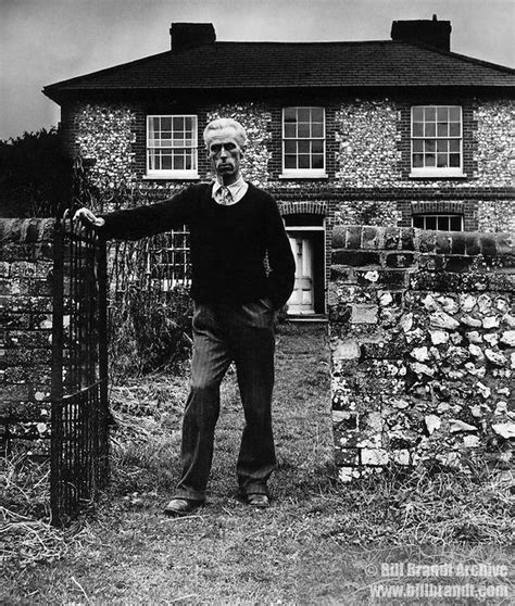 John Piper Henley 1945 Standing At Gate To His House Bill Brandt