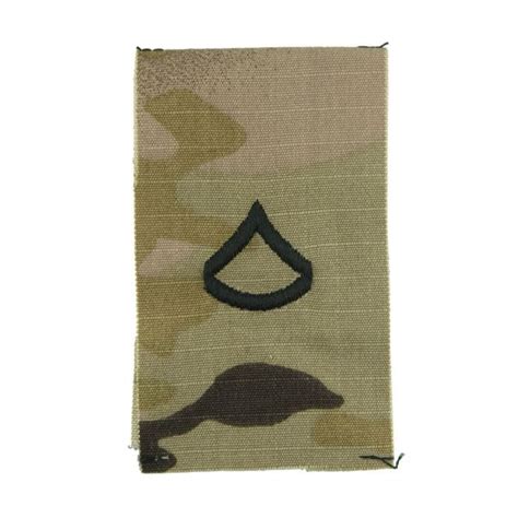 Army Embroidered Ocp Sew On Rank Insignia Private First Class Pfc