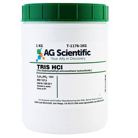 Ag Scientific Inc Tris Hydrochloride 1 Kg Fisher Scientific