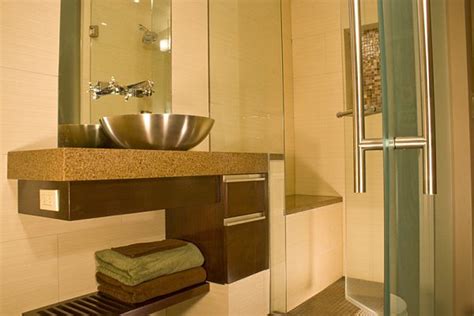 Vanity units come in stock sizes ranging from 24 inches to 60 inches wide. Small Bathroom Renovation