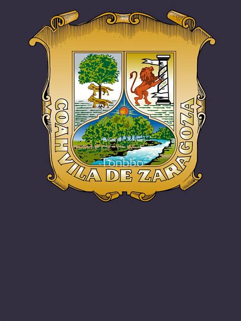 Coat Of Arms Of Coahuila México T Shirt By Tonbbo Redbubble