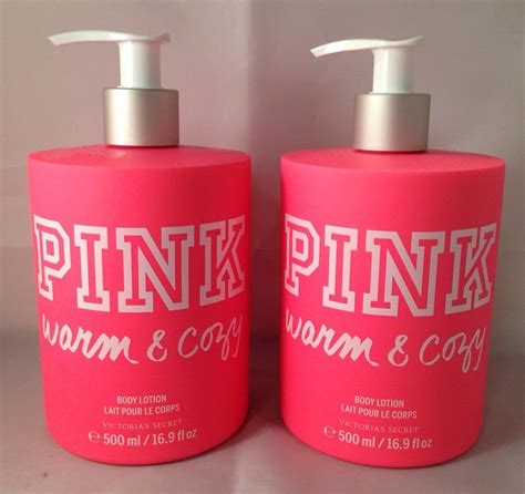 2 Victorias Secret Pink Warm And Cozy Body Lotion 8 Oz 236ml Vanilla