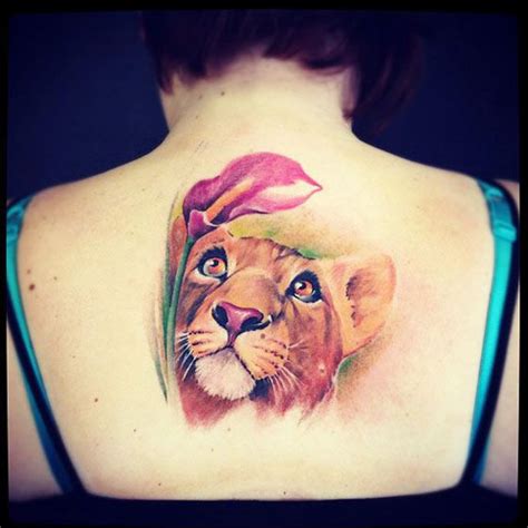 Lion Tattoo By David Klvac Post 7868 Colorful Lion Tattoo Lion