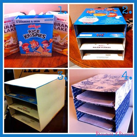 Diy Using Empty Cereal Boxes💕👍😍 Musely