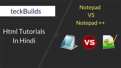 Difference Between Notepad And Notepad Youtube