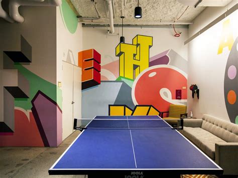 Game Room Mural By Greg Lamarche At Facebook New York Astor Place