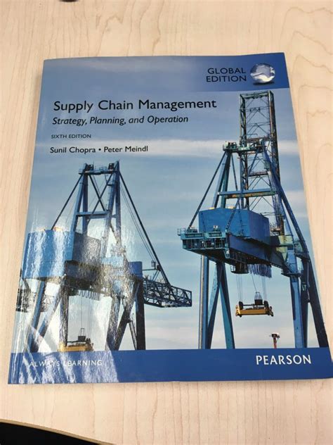 全新 Supply Chain Management Strategy Planning And Operation Sixth