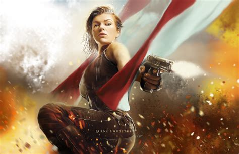 Download Milla Jovovich Movie Resident Evil 4k Ultra Hd Wallpaper By