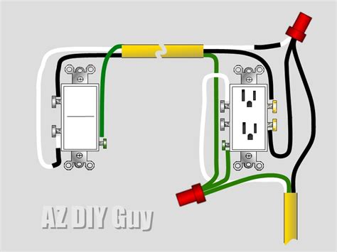 How To Control Any Electrical Outlet With A Switch — Az Diy Guy