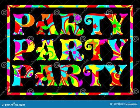 Funky Party Banner Royalty Free Stock Photos Image 15370478