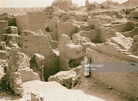 Iraq Babylon The Great Various Views Of The Crumbling Ruins