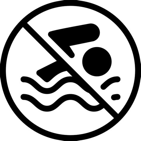 Free Icon No Swimming