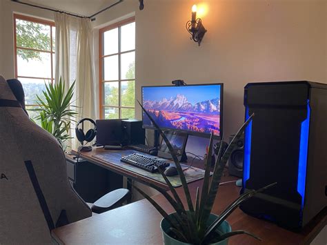 Took A While But Very Comfortable With My Wfh Set Up Gaming Room