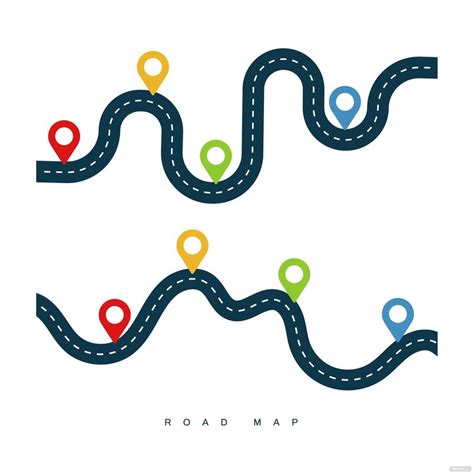 Free Road Map Vector Eps Illustrator  Png Svg