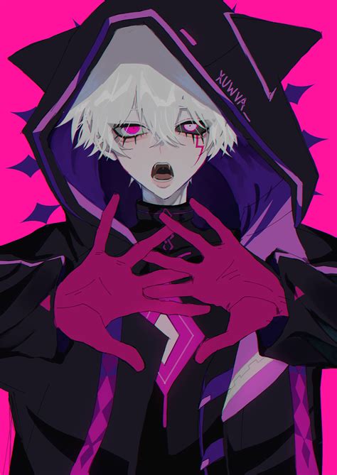 Xuwva Student Digital Artist Deviantart Elsword Dark Anime Guys