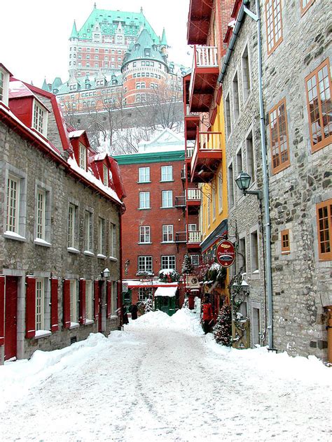 Quebec City Winter Photograph By Thomas R Fletcher