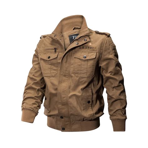 Buy Military Jacket Men Spring Autumn Cotton Pilot