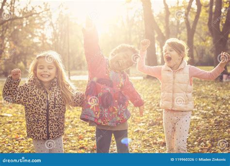 We Are Happy Kids Children In Nature Stock Photo Image Of Caucasian