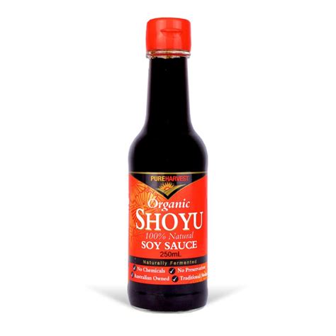 Pure Harvest Shoyu Soy Sauce 250ml Rare Organics
