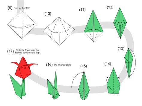 I am new to origami. Martin's Origami: Tulip