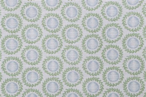 Pk Lifestyles Nesting Printed Cotton Drapery Fabric In Willow