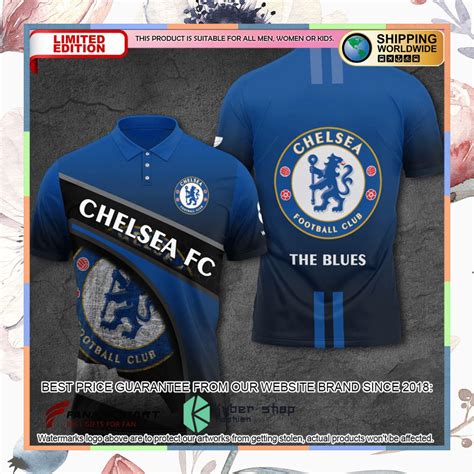 Chelsea Fc Polo Shirt Kybershop