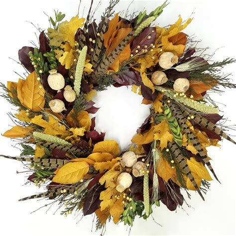 22 Best Fall Wreaths Autumn Door Decorations