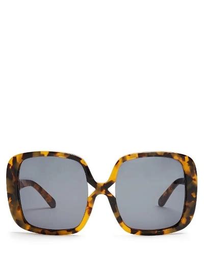 Karen Walker Marques Oversized Tortoiseshell Sunglasses Modesens