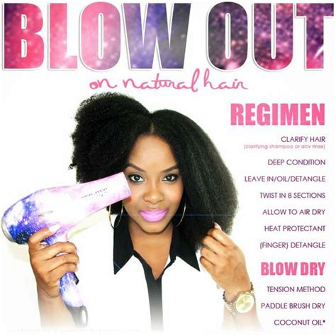 Traditionally, a blowout is a method of straightening natural black hair, usually performed with a blow dryer that has a comb attachment. Top 8 Blow Out Natural Kinky Hairstyles 2016