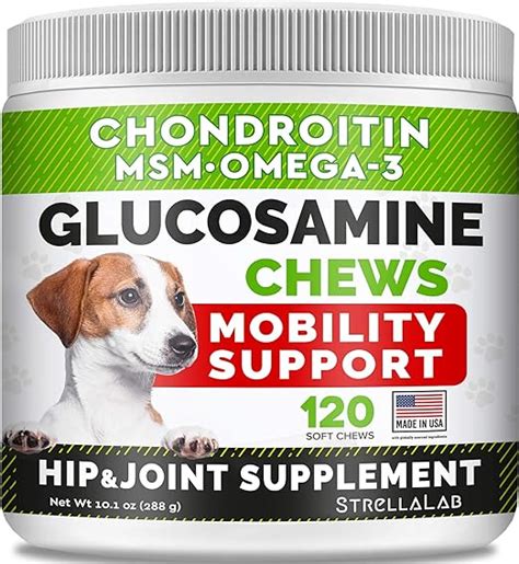 Glucosamine Treats For Dogs Joint Supplement W Omega 3
