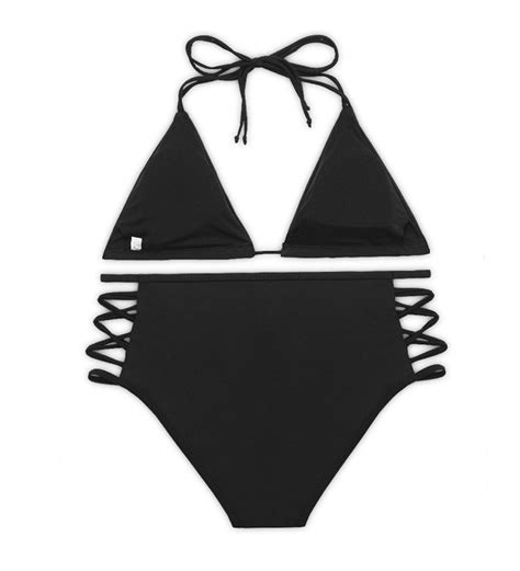 women s swimsuits sexy high waisted bikini swimwear two piece cutout bathing black cw182y4z4uq