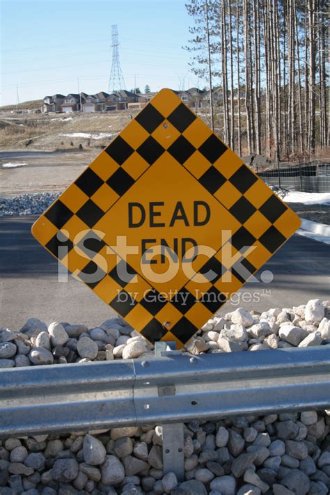 Dead End Sign Stock Photo Royalty Free Freeimages