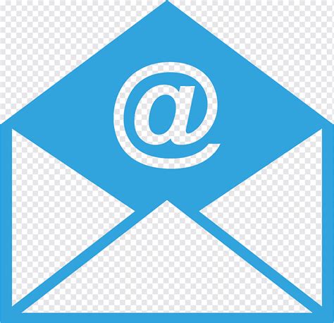 Computer Icons Email Address Envelope Mail Blue Angle Text Png