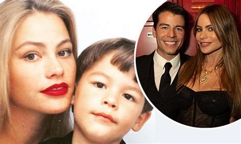 Sofia Vergara Shares Nineties Throwback Image As She Poses Alongside Her Son Manolo Now 27