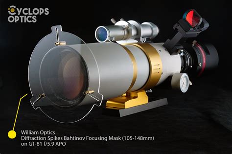 William Optics Diffraction Spikes Bahtinov Focusing Mask 105 148mm