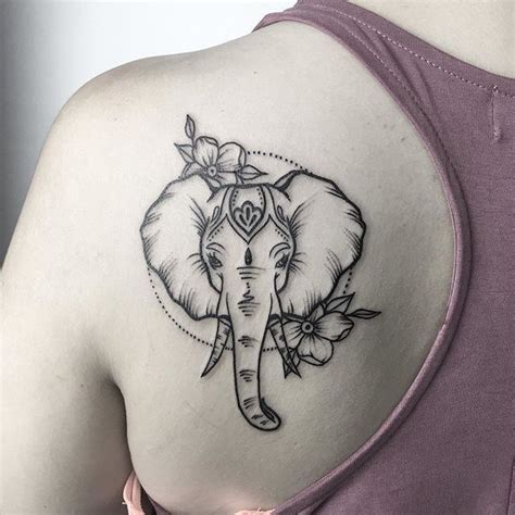 75 Big And Small Elephant Tattoo Ideas Brighter Craft Tatoo Elephant Simple Elephant Tattoo
