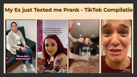 My Ex Just Texted Me Prank Tiktok Compilation Youtube