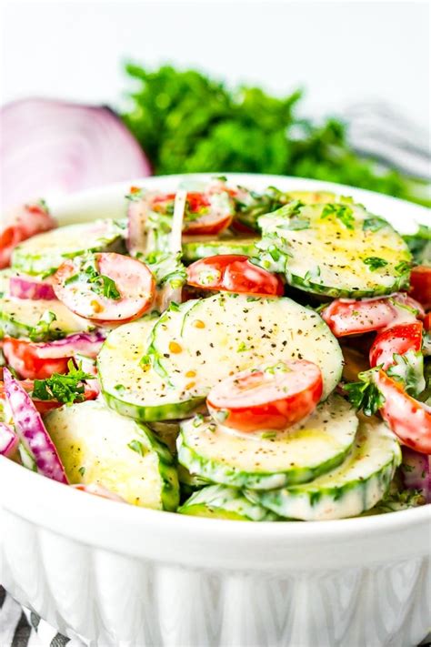 Easy Cucumber Tomato Salad Recipe Sugar And Soul