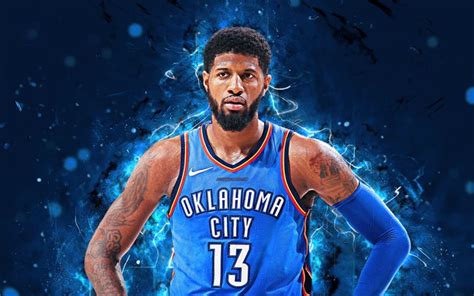 You will definitely choose from a huge number of pictures that option that will suit you exactly! Download wallpapers Paul George, 4k, fan art, basketball ...
