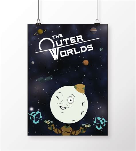 The Outer Worlds Obsidian Entertainment Minimalist Poster Etsy In