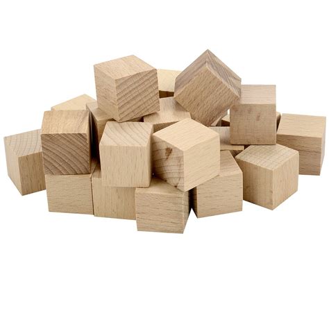 Laras Crafts® Wood Square Blocks