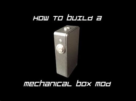 Motley mods diy box mod supplies,box mod kits,box mod pwm,squonk mod. How to build a Mechanical Box Mod FULL TUTORIAL - YouTube | Diy box mod, Box mods, Vape mods box