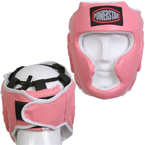 Pink Boxing Head Guard Ladies Face Protector Womens Martial Arts Mma