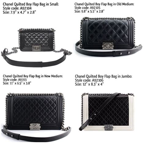 Chanel Classic Handbag Size Comparison Literacy Basics