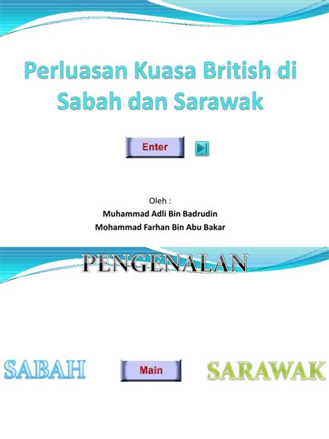 Hubungan antara british dengan siam pada abad ke 19 keseluruhannya ditentukan oleh perjanjian. Perluasan Kuasa British Di Sabah Dan Sarawak