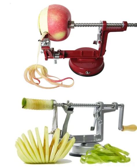 3 In 1 Apple Slinky Machine Peeler Corer Potato Fruit Cutter Slicer